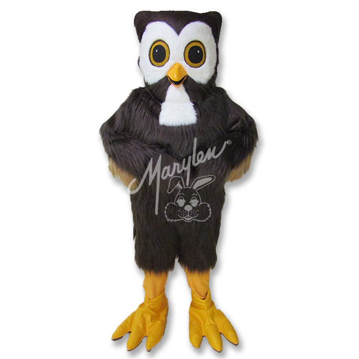 Wide Eye Owl Mascot Costume
