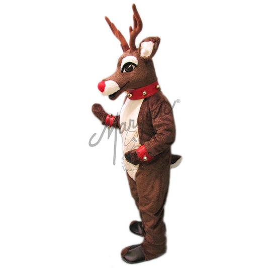 Mistletoe Deer With Light Up Nose And Cuffs
