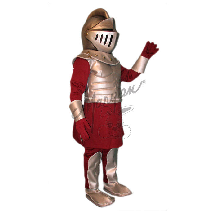 Silver and Maroon Knight