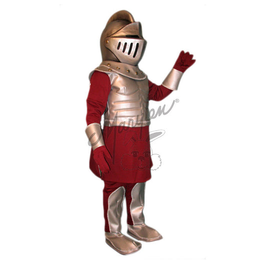 Silver and Maroon Knight